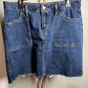 Akira Blue Denim Skirt